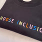 Embroidered Choose Inclusion Tee (LADIES) - Black