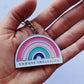 Inclusion Rainbow Key Ring