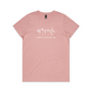 Bloom Tee (LADIES) - Rose Pink *Sizes XS & S