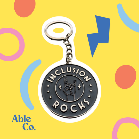 Inclusion Rocks Key Ring